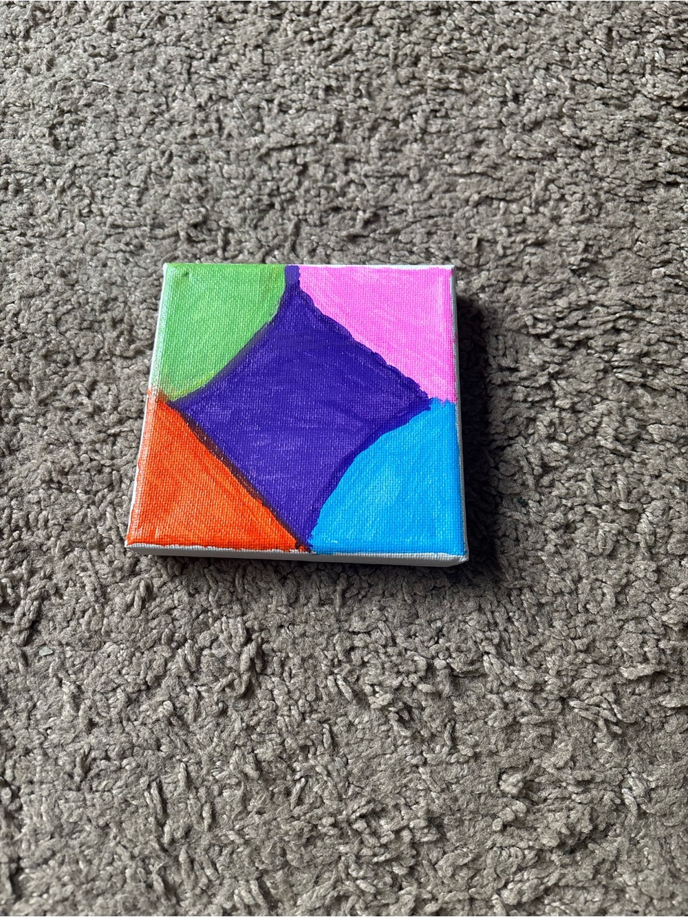 Colorful mini Craft Canvas Panel - Multicolor - Picture 4 of 7